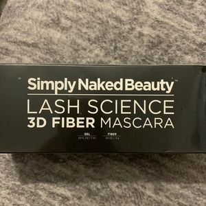 Simply Naked Beauty 3D Fiber Mascara Midnight Black ~ New SNB Lash Science